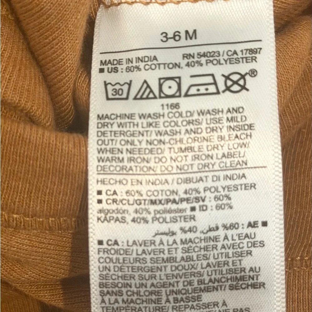 Old Navy Brown and Cream Sloth and Football Bodysuits